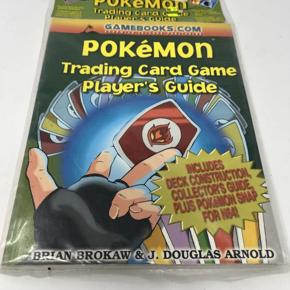 Pokemon Trading Card‎ Game Player's Guide 1999 Brian Brokaw NEW SEALED IN BAG